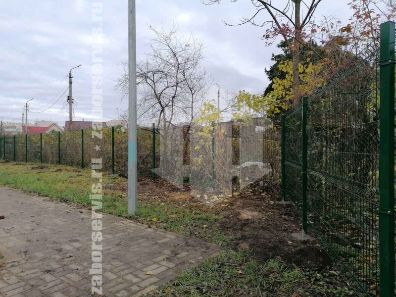 3D забор 98 метров зеленый 5мм