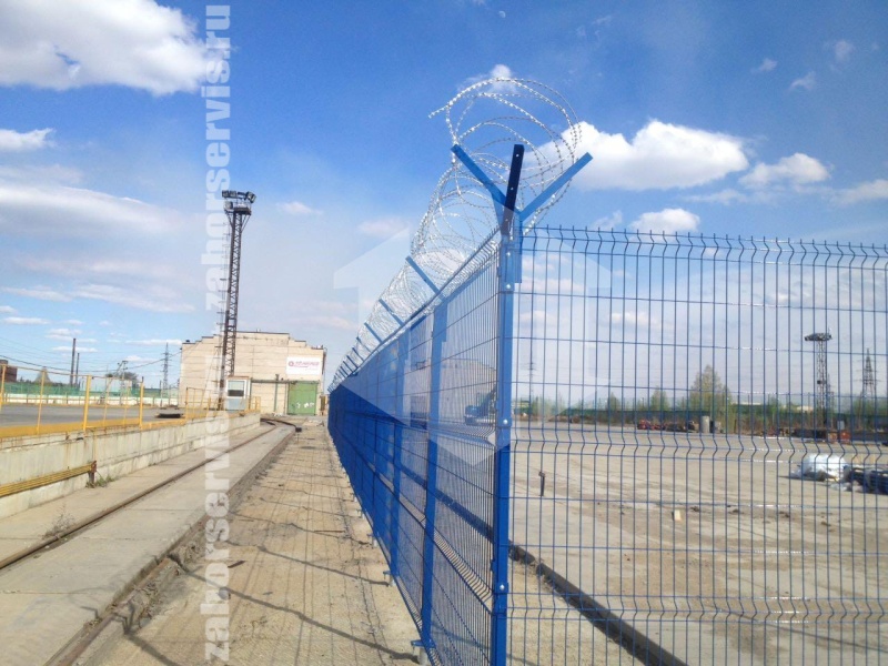 3D забор 160 метров высота 2,5м