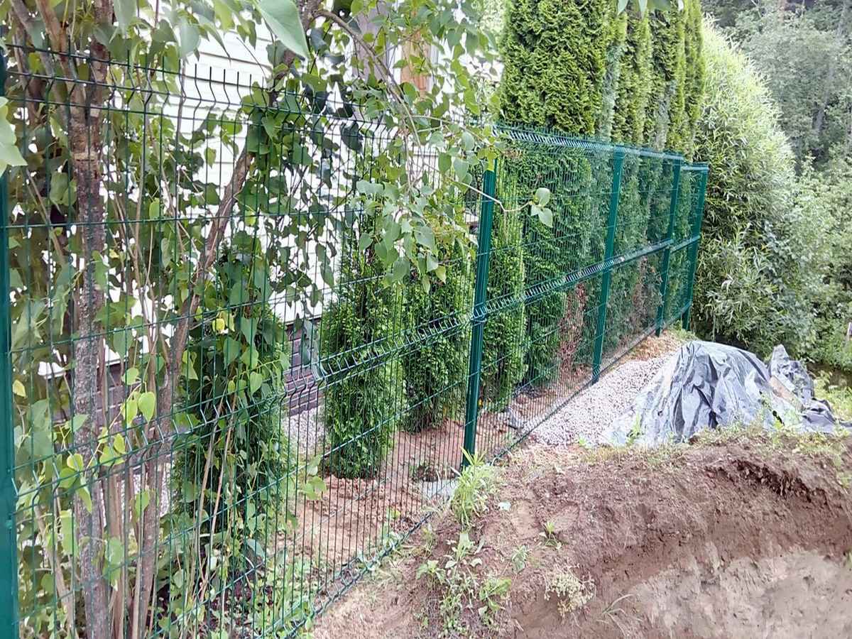 3D забор 98 метров зелёный 5мм