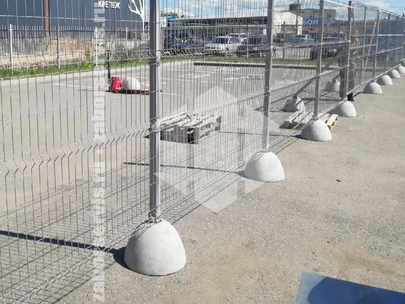 3Д оцинкованный забор 80 метров