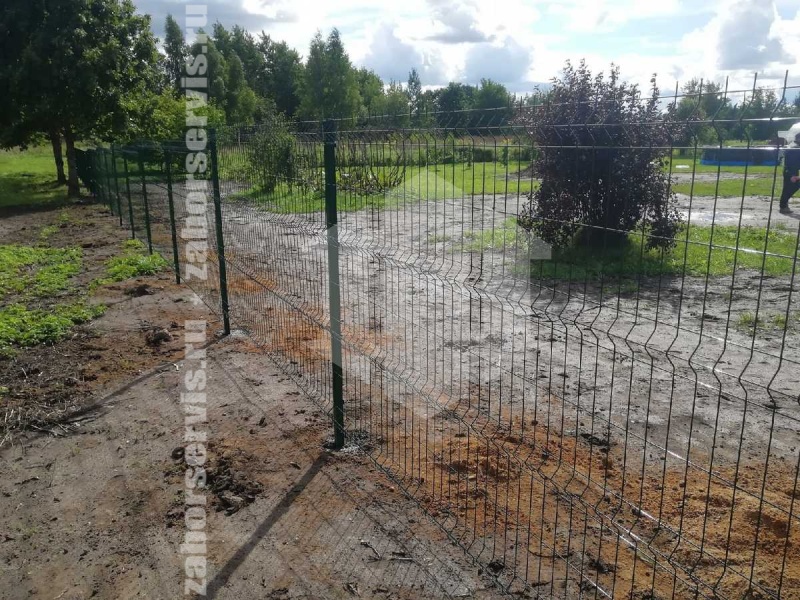 3D заборы для частного дома 15 метров 4мм