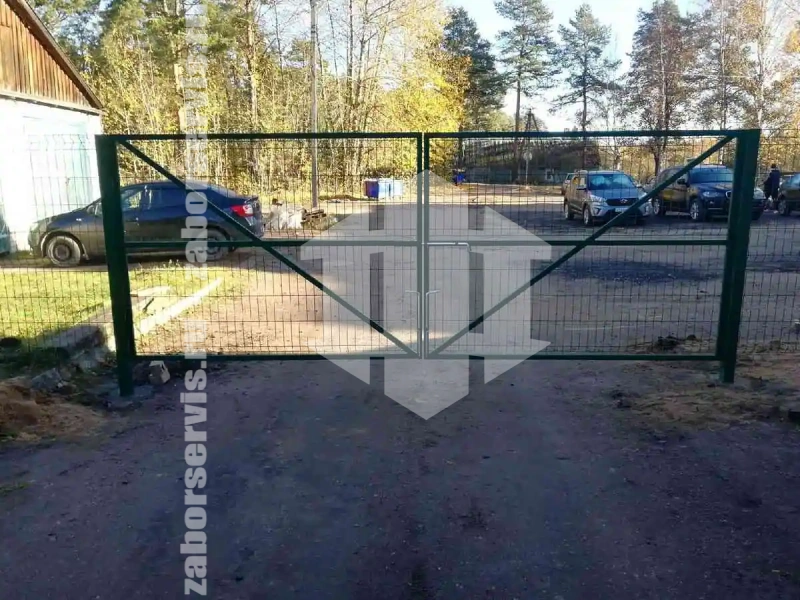 3D заборы для школы 140 метров высота 2,0м