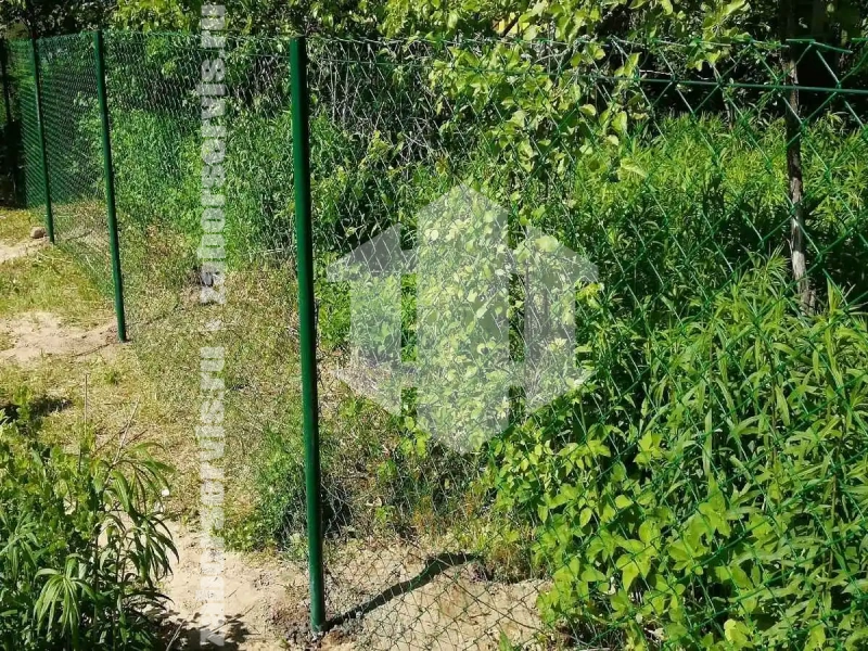 Забор из сетки рабицы с проволокой 89 метров