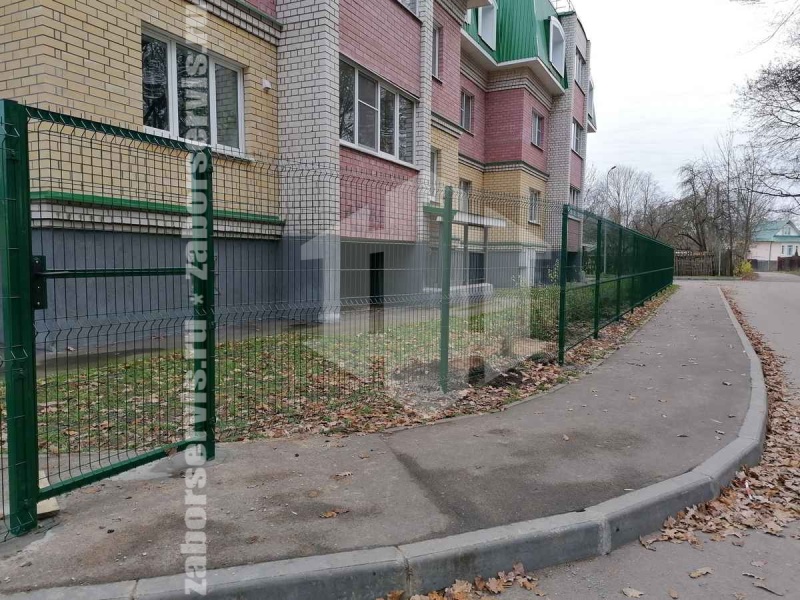 3D забор 98 метров зеленый 5мм