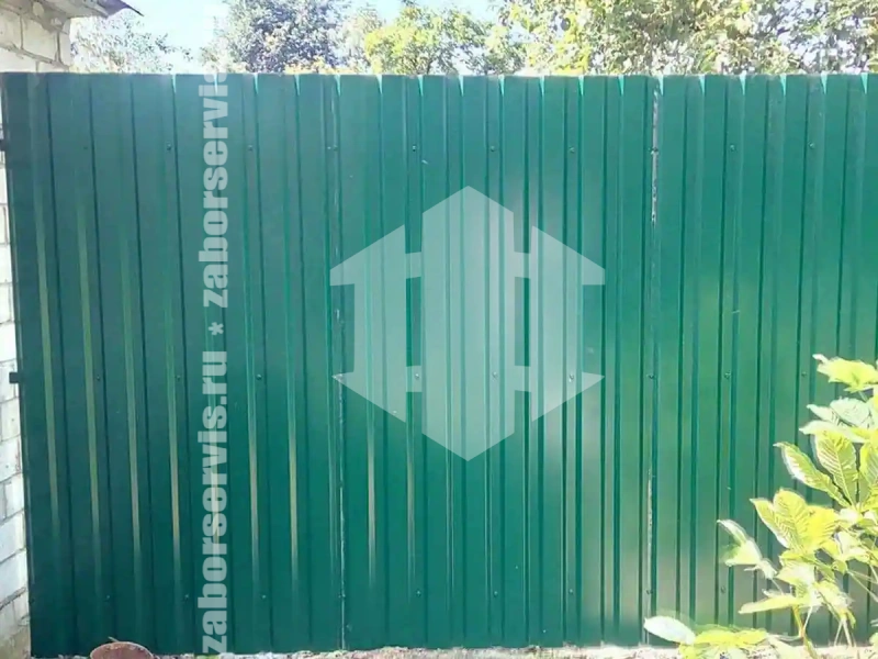 Забор из профнастила 20 метров