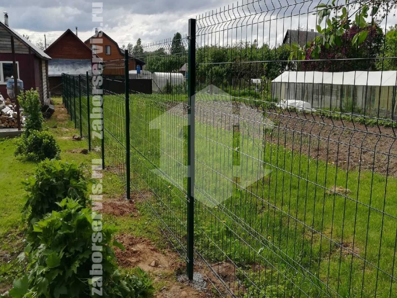 3D заборы 126 метров 5мм пример 1 4мм