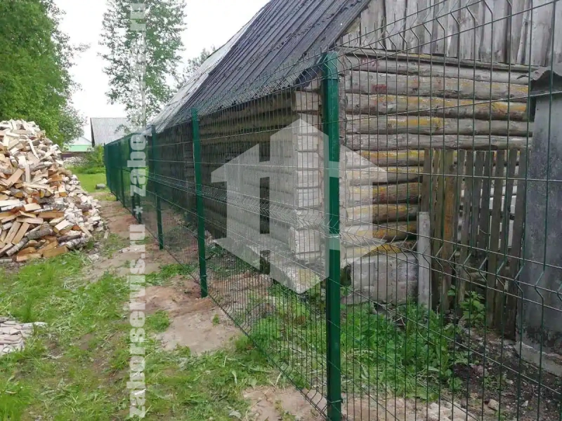 3D забор 88 метров зеленый 4мм