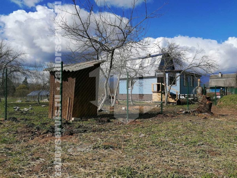 Забор из сетки рабицы в натяг с протяжкой арматуры 150 метров