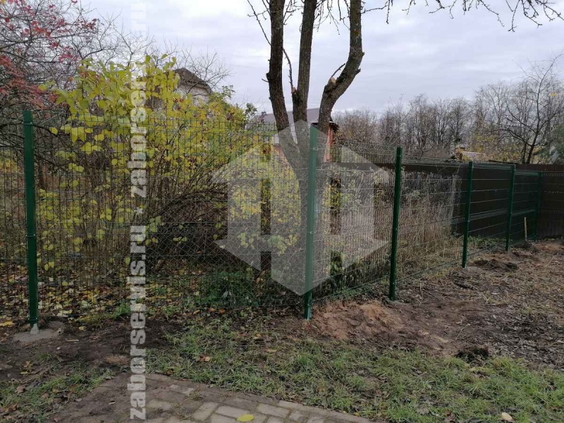 3D забор 98 метров зеленый 5мм